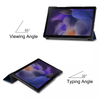 Techsuit - FoldPro tok Samsung Galaxy Tab A8 10.5 inch SM-X200/SM-X205 készülékhez - Kék. - 4. kép