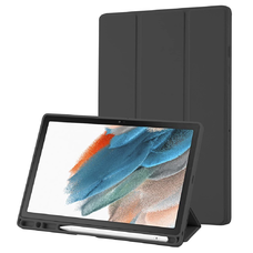 Samsung Galaxy Tab A8 10.5 (2021) - Techsuit - Flex Trifold (ceruzatartóval) - Fekete tok