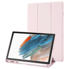 Samsung Galaxy Tab A8 10.5 (2021) - Techsuit - Flex Trifold (ceruzatartóval) - Rózsaszín tok
