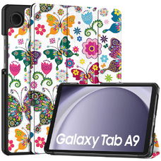 Samsung Galaxy Tab A9 Techsuit - FoldPro - Pillangó mintás tok.