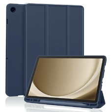 Samsung Galaxy Tab A9 Plus tok - Techsuit - Flex Trifold (ceruzatartóval) - Sötétkék