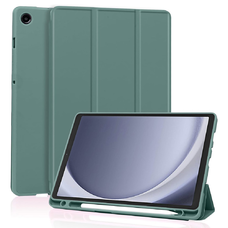 Samsung Galaxy Tab A9 - Techsuit - Flex Trifold (ceruzatartóval) - Zöld tok