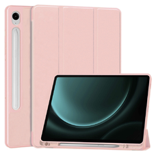 Samsung Galaxy Tab S9 FE tok - Techsuit - Flex Trifold (ceruzatartóval) - Rózsaszín.