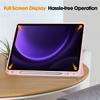 Samsung Galaxy Tab S9 FE tok - Techsuit - Flex Trifold (ceruzatartóval) - Rózsaszín. - 2. kép