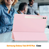 Samsung Galaxy Tab S9 FE Plus tok - Techsuit - Flex Trifold (ceruzatartóval) - Rózsaszín - 3. kép