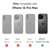 iPhone 16 Pro Max Suritch Magsafe tok kihajtható állvánnyal és kameravédővel fekete ütésálló - 4. kép