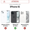 iPhone 15 Dexnor Magsafe tok, kihajtható állvánnyal, lila ütésálló - 1. kép