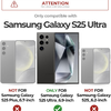 Samsung Galaxy S25 Ultra Dexnor tok kihajtható állvánnyal, fekete ütésálló - 2. kép