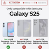 Samsung Galaxy S25 Dexnor tok kihajtható állvánnyal, kék ütésálló - 1. kép