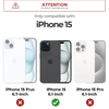 iPhone 15 Dexnor Magsafe tok, kihajtható állvánnyal, fekete ütésálló - 4. kép