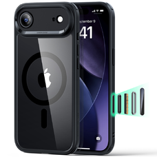  iPhone 17 Air Átlátszó Fekete ESR Klasszikus Hibrid HaloLock tok