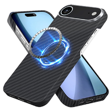 Techsuit - Aramid szálas MagSafe tok - iPhone 17 Air - Fekete