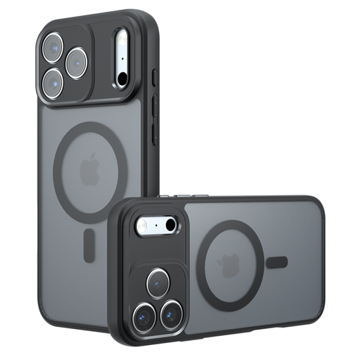 iPhone 17 Pro Max Techsuit - PureFrost MagSafe tok - Opál Fekete iPhone 17 Pro Max Techsuit - PureFrost MagSafe tok - Opál Fekete