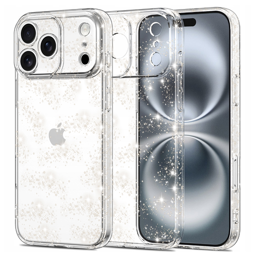 iPhone 17 Pro Max Techsuit SparkleSkin Sorozat Átlátszó tok iPhone 17 Pro Max Techsuit SparkleSkin Sorozat Átlátszó tok