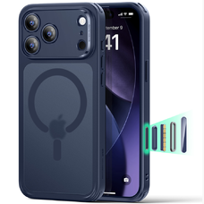 iPhone 17 Pro Max Matt Kék ESR Klasszikus Hibrid HaloLock tok