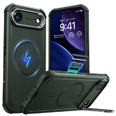 iPhone 17 Air Zöld ESR Cyber Armor Kitámasztó tok