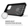  iPhone 17 Pro Fekete Techsuit Hibrid Páncél tok - 2. kép