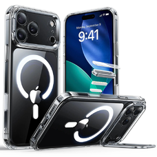  iPhone 17 Pro Átlátszó ESR Klasszikus Hibrid HaloLock Kitámasztós Tok