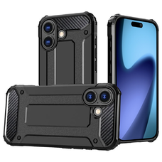  iPhone 17 Fekete Techsuit Hibrid Páncél tok