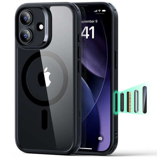 iPhone 17 Átlátszó Fekete ESR Klasszikus Hibrid HaloLock tok iPhone 17 Átlátszó Fekete ESR Klasszikus Hibrid HaloLock tok