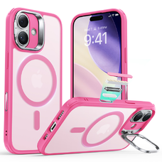  iPhone 17 Matt Rózsaszín ESR Klasszikus Hibrid HaloLock Kitámasztó tok