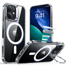  iPhone 17 Átlátszó ESR Klasszikus Hibrid HaloLock Kitámasztó tok