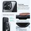  iPhone 17 Átlátszó Fekete ESR Klasszikus Hibrid HaloLock Kitámasztós Tok - 1. kép