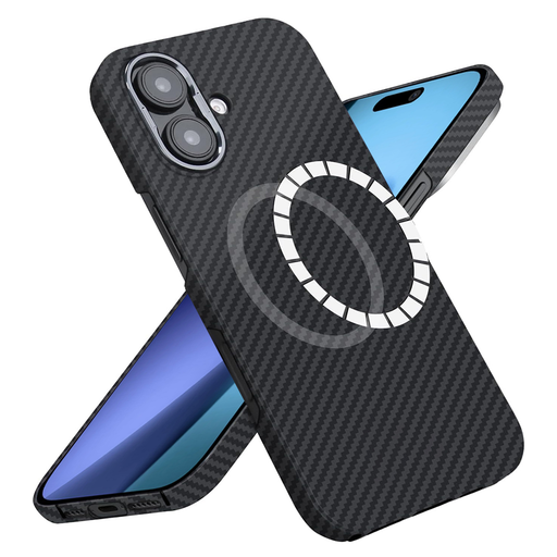 iPhone 17 Fekete Techsuit Aramid Fibrer MagSafe tok iPhone 17 Fekete Techsuit Aramid Fibrer MagSafe tok