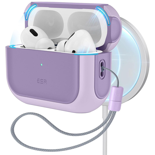 ESR - Orbit Hibrid HaloLock - Apple AirPods Pro 1 / 2 - Levendula tok ESR - Orbit Hibrid HaloLock - Apple AirPods Pro 1 / 2 - Levendula tok