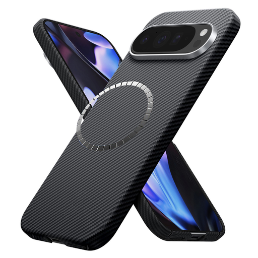 Techsuit - Aramid szálas MagSafe tok - Google Pixel 9 Pro XL - Fekete. Techsuit - Aramid szálas MagSafe tok - Google Pixel 9 Pro XL - Fekete.