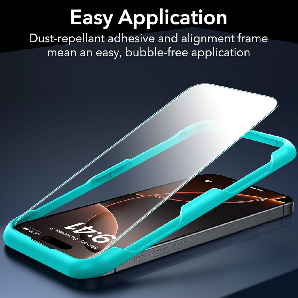  iPhone 17 Pro Átlátszó üvegfólia ESR Edzett üveg (3 darabos csomag) - 14