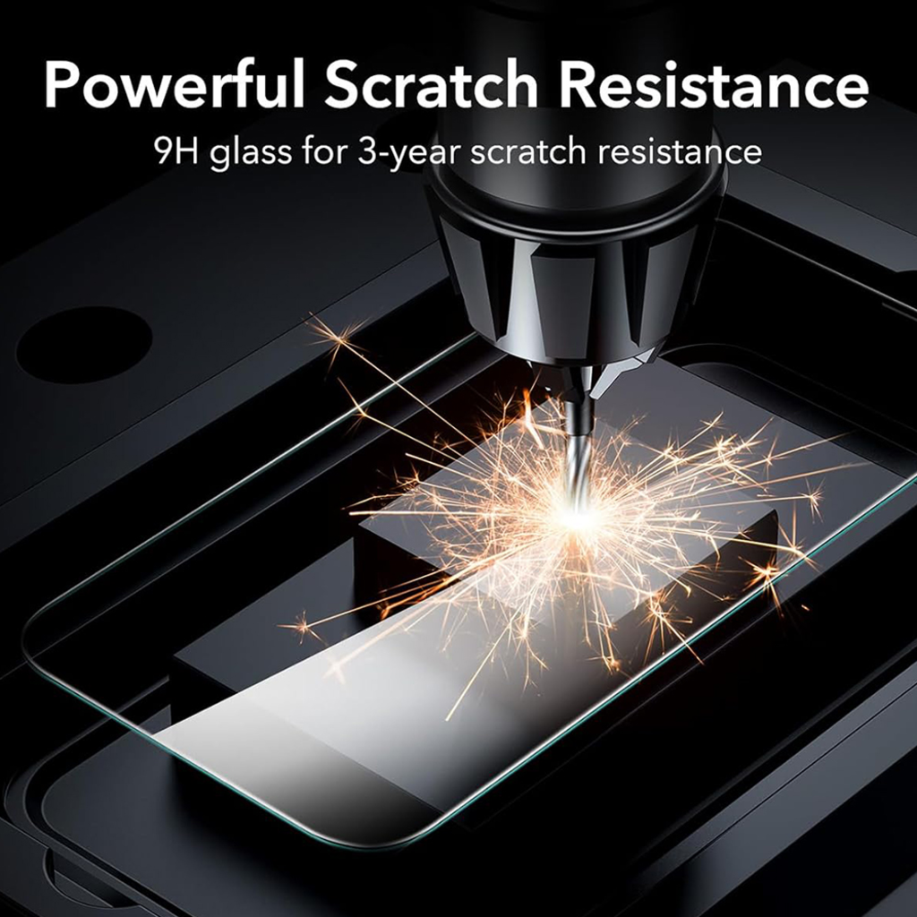  iPhone 17 Pro Átlátszó üvegfólia ESR Edzett üveg (3 darabos csomag) - 10