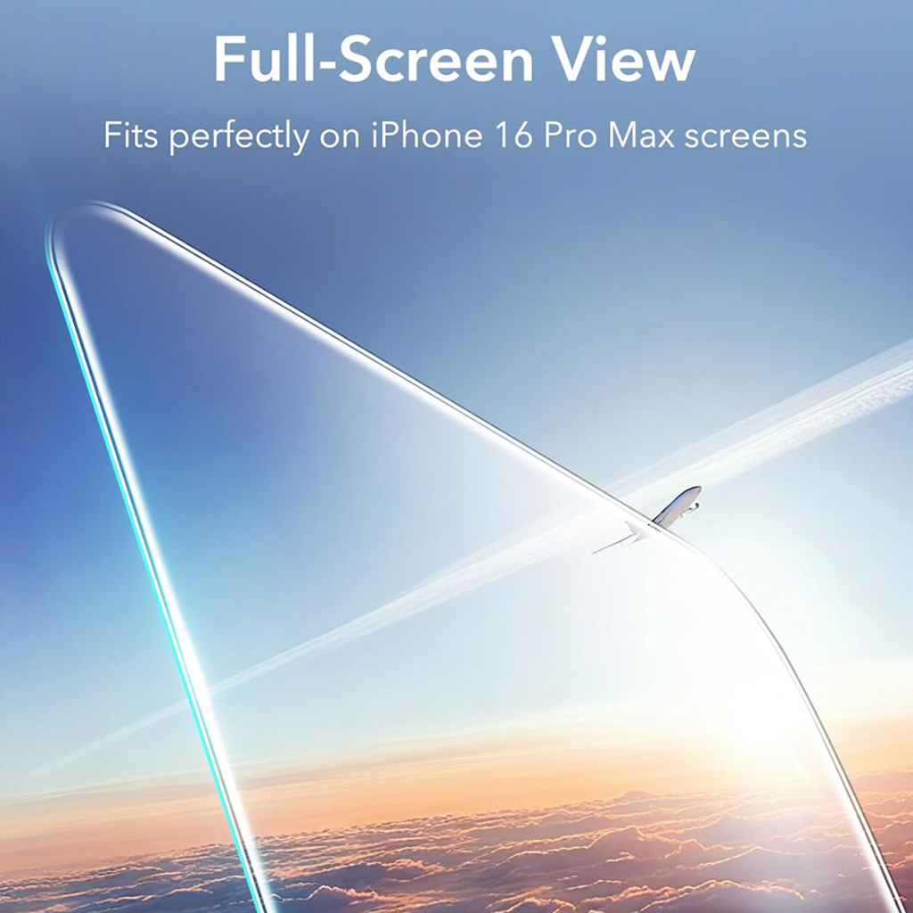  iPhone 17 Pro Max Átlátszó ESR Edzett üveg (3 db) üvegfólia - 8