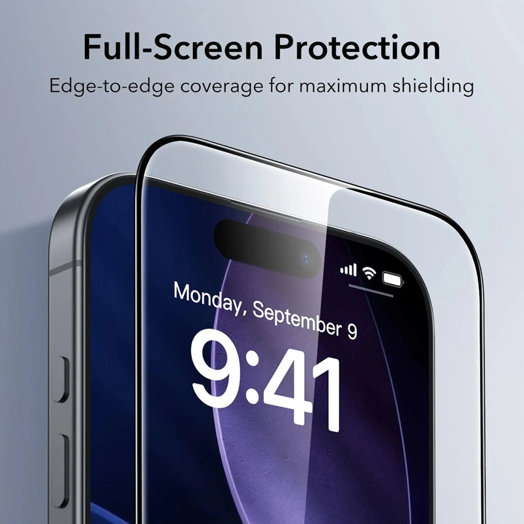  iPhone 17 Pro Max Átlátszó ESR Edzett Üveg UltraFit üvegfólia (3 darabos csomag) - 7