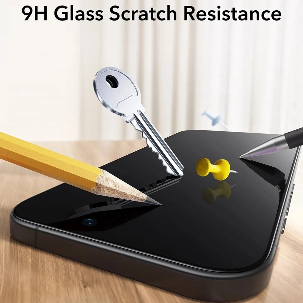  iPhone 17 Air Átlátszó ESR UltraFit edzett üveg (3 darab) üvegfólia - 7