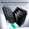  iPhone 17 / iPhone 16 Pro Fekete ESR Adatvédelmi edzett üveg UltraFit (3 darabos csomag) üvegfólia - 0. kép