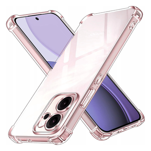 Oppo Reno 14F - Techsuit - Ütésálló Átlátszó Szilikon - Átlátszó. tok