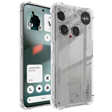  Ütésálló Átlátszó Szilikon Tok - Nothing Phone (3) - Átlátszó tok