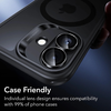  iPhone 16 / iPhone 16 Plus / iPhone 17 Fekete ESR Armorite Kameralencse védő (2 darabos csomag) üvegfólia - 4. kép