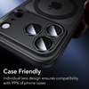  Apple iPhone 14 Pro/Pro Max/15 Pro/Pro Max/16 Pro/Pro Max/17 Pro/Pro Max Fekete ESR Armorite Kameralencse Védők üvegfólia (2 csomag) - 4. kép
