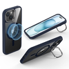 ESR - Klasszikus Hibrid HaloLock Kitámasztó - iPhone 15 - Átlátszó Sötétkék tok - 3. kép