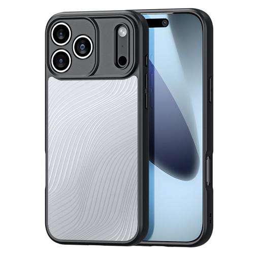  iPhone 17 Pro fekete DUX DUCIS AIMO MAG tok