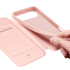  iPhone 17 Air rózsaszín DUX DUCIS pénztárca tok SKIN PRO - 1. kép