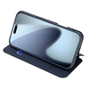  iPhone 17 Pro kék DUX DUCIS pénztárca tok SKIN PRO - 1. kép