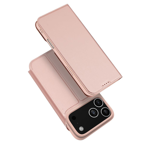 iPhone 17 Pro rózsaszín DUX DUCIS SKIN PRO fliptok iPhone 17 Pro rózsaszín DUX DUCIS SKIN PRO fliptok