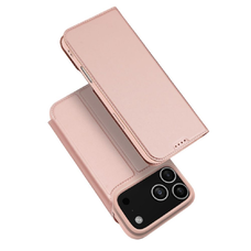  iPhone 17 Pro Max rózsaszín DUX DUCIS pénztárca tok SKIN PRO