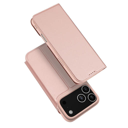 iPhone 17 Pro Max rózsaszín DUX DUCIS pénztárca tok SKIN PRO iPhone 17 Pro Max rózsaszín DUX DUCIS pénztárca tok SKIN PRO