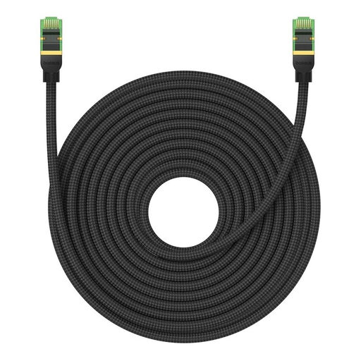 Baseus gyors RJ45 Cat. hálózati kábel 8 40Gbps 20m fonott fekete