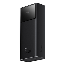 Baseus EnerFill FP41 30000mAh 22.5W Power Bank Baseus Simple USB-A - USB-C 3A 30cm Kábellel - Fekete