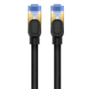 Baseus gyors internetkábel RJ45 cat.7 10Gbps 1m fonott fekete - 0. kép